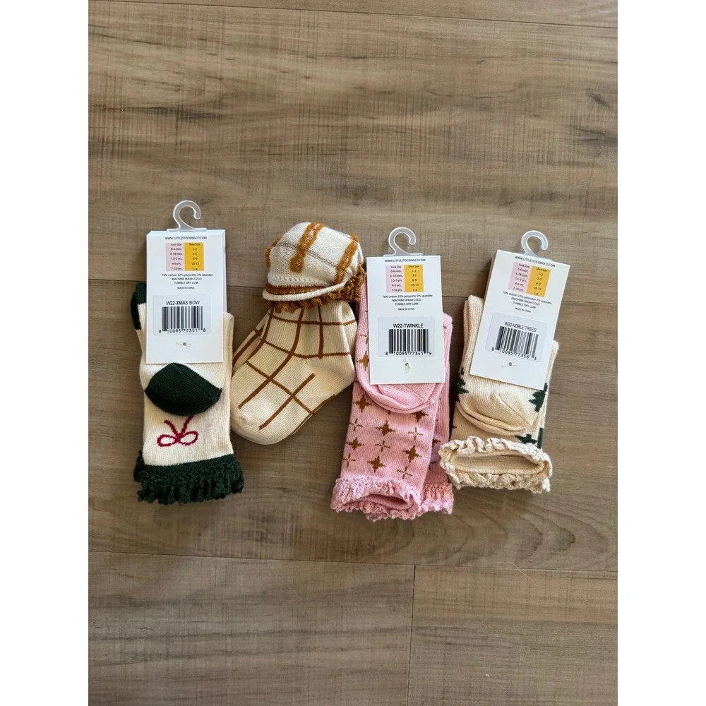 Little Stocking Co Cozy Christmas Knee High Sock Bundle